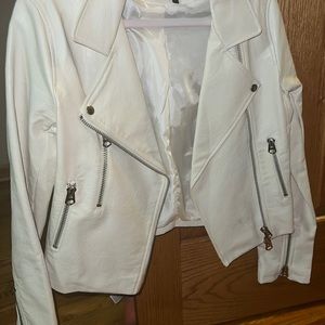 White Leather Jacket